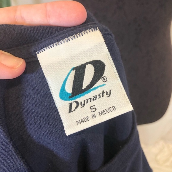 Vintage Y2K 2005 Boston Red Sox Navy Crewneck Logo T-Shirt Baseball MLB - Picture 10 of 11